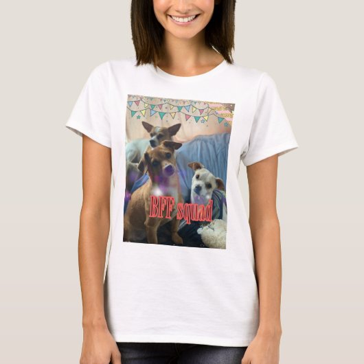 BFF puppy squad T-shirt (Voorkant)