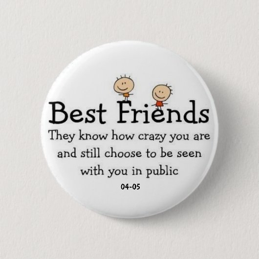 BFF RONDE BUTTON 5,7 CM (Voorkant)