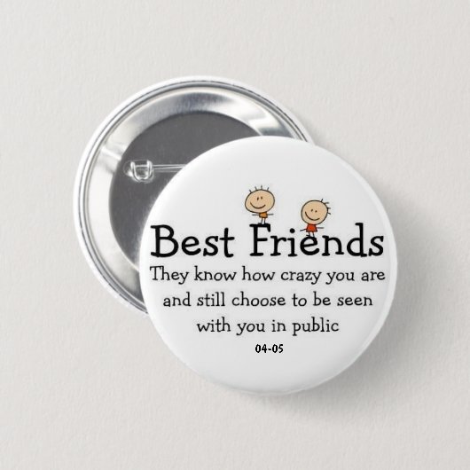 BFF RONDE BUTTON 5,7 CM (Voorkant /achterkant)