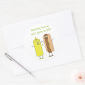BFF-Sticker Ronde Sticker (Envelop)