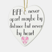 BFF voor altijd beste vrienden uit het hart Keramisch Ornament (Links)