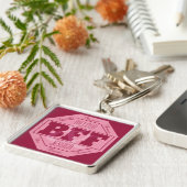 BFF-vriendschap - aangepaste namen - sleutelketen Sleutelhanger (Zijkant)