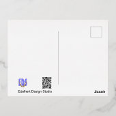 BFF-vriendschap Stars Gold Foil Briefkaart (Achterkant)