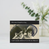 BFF We zijn vrienden geweest die slecht invloed he Briefkaart (Staand voorkant)