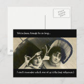 BFF We zijn vrienden geweest die slecht invloed he Briefkaart (Voorkant / Achterkant)