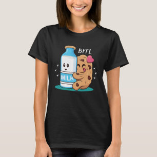 BFFL Beste Vriend 4 Leven Biscuit Knuffelen Melk O T-shirt
