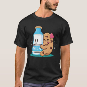 BFFL beste vriend 4 leven koekje knuffelen melk li T-shirt