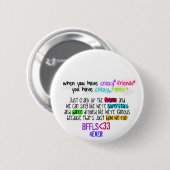 BFFL citeert 1 ~Button Ronde Button 5,7 Cm (Voorkant /achterkant)