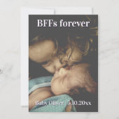 BFFs Forever Nieuwe Broer Aankondiging Geboorte (Voorkant)