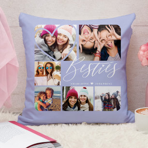BFFs Hart. 6 Fotoraster voor Besties Script Kussen