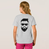 BFFS-melk en chocoladekoekjes grappige humor T-shirt (Achterkant volledig)