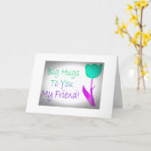 BFF'S VERJAARDAG KNUFFELS / WENSEN BESTE VERJAARDA KAART (Gele Bloem)