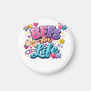 BFF's voor het Leven – Schattige Beste Vriendinnen Magneet