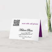 Bfly Medallion kaart- aanpassen elke gelegenheid Kaart (Achterkant)