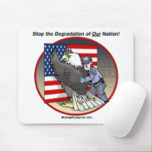 BFP "Stop the Degradation" mousepad licht Muismat (Met muis)