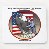 BFP "Stop the Degradation" mousepad licht Muismat (Voorkant)