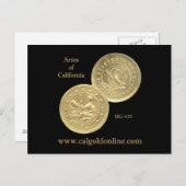 BG-435 Briefkaart "Wapens van Californië" (Voorkant / Achterkant)