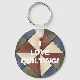 bg (603), ILOVEQUILTING! Sleutelhanger