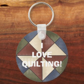 bg (603), ILOVEQUILTING! Sleutelhanger (Voorkant)