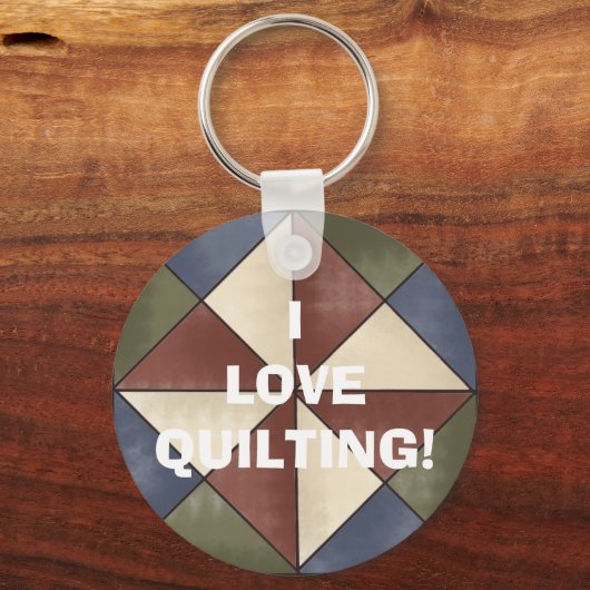 bg (603), ILOVEQUILTING! Sleutelhanger (Voorkant)
