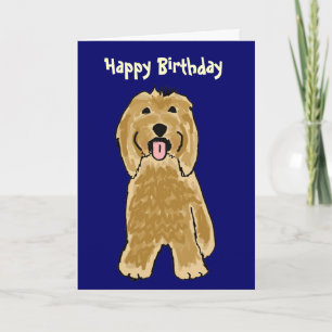 BG- Bearded Collie Birthday Card Kaart