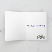 BG- Bearded Collie Verjaardag Kaart (Binnen)