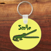 BG- Funny Smiling Crocodile Sleutelhanger (Voorkant)