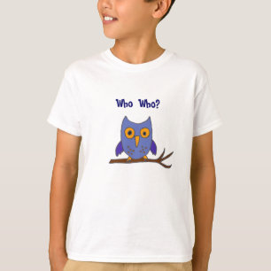 BG - Funny Who Owl Cartoon Shirt