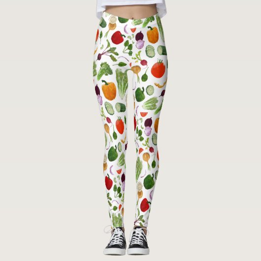 BG - Gemengde salade Leggings (Voorkant)