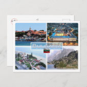 BG Nesebar - Independence Square - Sofia - Briefkaart (Voorkant / Achterkant)