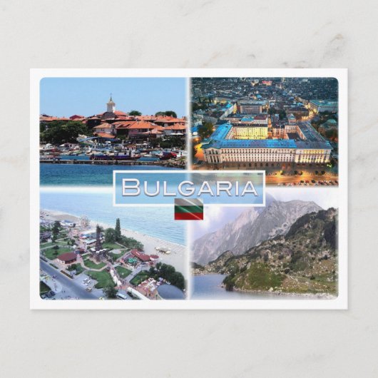 BG Nesebar - Independence Square - Sofia - Briefkaart (Voorkant)