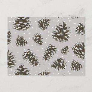 BG - neutrale sneeuwkegels Briefkaart