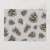 BG - neutrale sneeuwkegels Briefkaart (Voorkant)