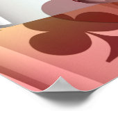 BG-Poster met vier Azen (regenboog) Poster (Hoek)