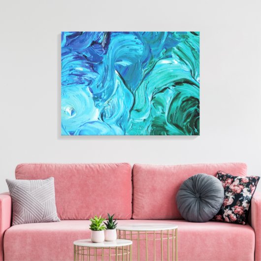 BG Schilderkunst Abstract Design Art Achtergrond Canvas Afdruk (Insitu (Woonkamer))