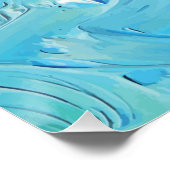 BG Schilderkunst Abstract Design Art Achtergrond Perfect Poster (Hoek)