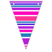 BG Stripes Patroon gekleurd III + uw rug en idee Vlaggetjes (Derde vlag)