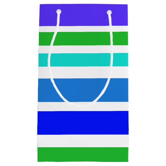 BG Stripes Patroon gekleurd IV + uw achtergrond Klein Cadeauzakje (Voorkant)