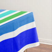 BG Stripes Patroon gekleurd IV + uw achtergrond Tafelkleed (Voorbeeld)