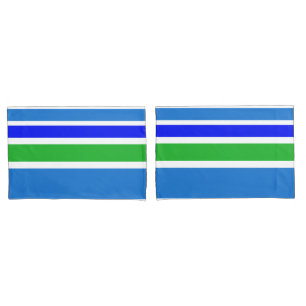 BG Stripes Patroon gekleurd IV + uw rug en idee Kussensloop