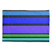 BG Stripes Patroon gekleurd IV + uw rug en idee Kussensloop (Achterkant-Links)