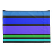 BG Stripes Patroon gekleurd IV + uw rug en idee Kussensloop (Achterkant-Rechts)