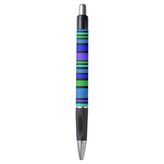 BG Stripes Patroon gekleurd IV + uw rug en idee Pen (Voorkant Verticaal)