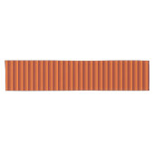 BG Stripes Patroon rood sinaasappel + uw idee Korte Tafelloper (Horizontaal)