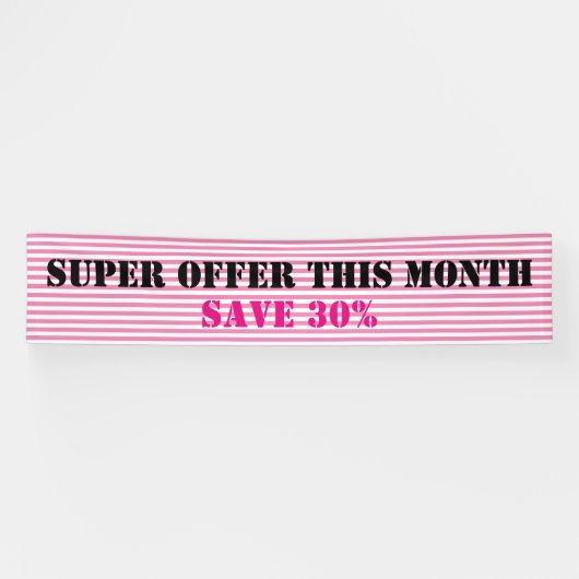 BG Stripes Patroon smal wit + uw rug & idee Spandoek (Horizontaal)