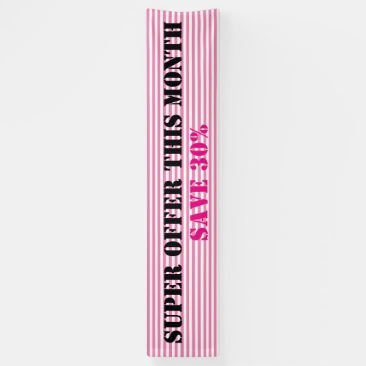 BG Stripes Patroon smal wit + uw rug & idee Spandoek (Verticaal)