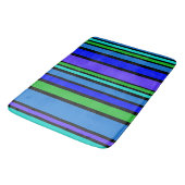 BG Stripes Patroon verkleurd IV + uw achtergrond. Badmat (Gekanteld)