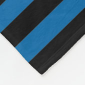 BG Stripes Pattern troep zwart + gekko mozaïek Fleece Deken (Hoek)