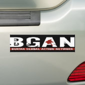 BGANBUMERSTICKER BUMPERSTICKER (Op auto)