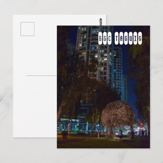 BGC Taguig Briefkaart (Voorkant / Achterkant)